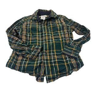 Tommy Bahama Boy XS Long Sleeve Plaid Button Up Shirt